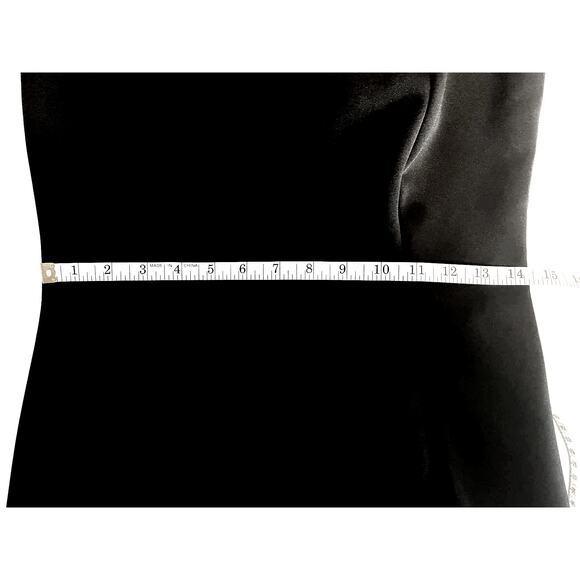 CALVIN KLEIN, SIZE 10, BLACK DRESS, HORSESHOE NECK - Picture 9 of 10